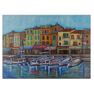 Farben Cassis des dekorativen Schneidebrett