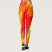 Farben Chakras / Regenbogen - Rissrand II Leggings (Rückseite)