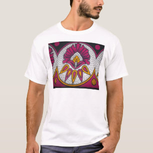 Farben cool Retro Vintag afrikanischer Styl T-Shirt