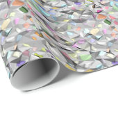 Farben Creiertes glänzendes Verpackungspapier Geschenkpapier (Rolleneckpunkt)