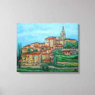 Farben Crillon-le-Brave, Provence Canvas Print Leinwanddruck