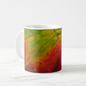Farben der Ahornleaf Autumn Nature Fotografy Kaffeetasse (Vorderseite Links)