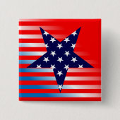 Farben der amerikanischen Flagge Button (Vorderseite)