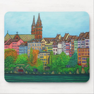 Farben der Basel-Mausunterlage durch Lisa Lorenz Mousepad