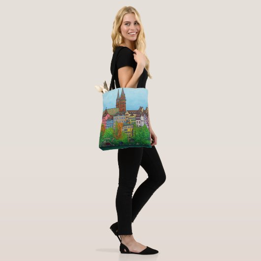 Farben der Basler Beutel von Lisa Lorenz Tasche (Am Model)
