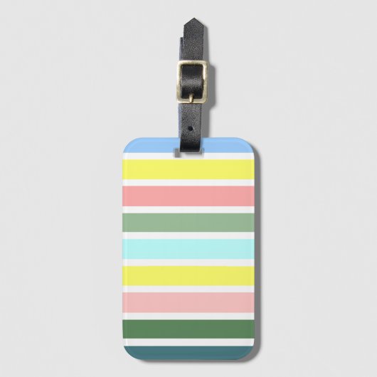 Farben der Bermuda Gepäckanhänger (Vorderseite Vertikal)