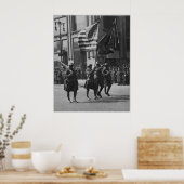 Farben der berühmten 369. Infanterie in Parade Poster (Küche)