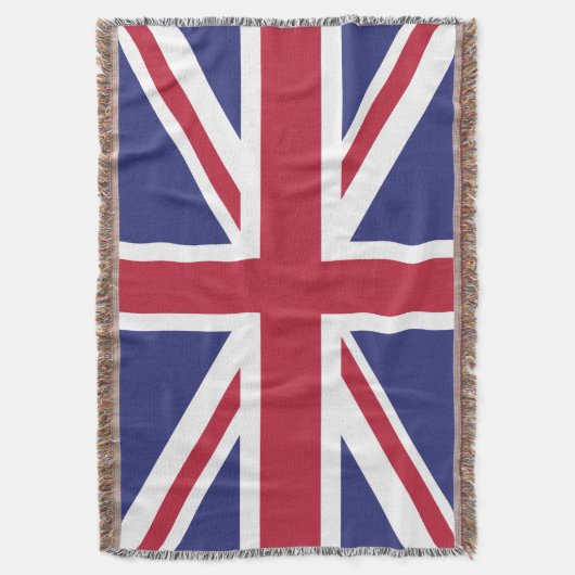 Farben der britischen Flagge. Decke (Vorderseite Vertikal)
