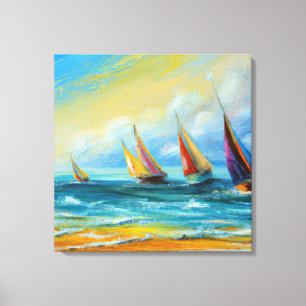 Farben der Canvas-Ozeane Leinwanddruck