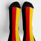 Farben der deutschen Flagge gestrichen Socken (Oben)
