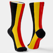Farben der deutschen Flagge gestrichen Socken (Gewinkelt)