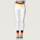 Farben der deutschen Flagge. Leggings (Vorderseite)