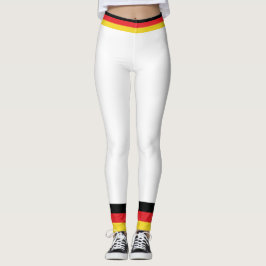 Farben der deutschen Flagge. Leggings