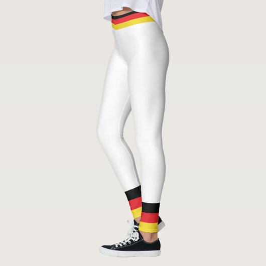 Farben der deutschen Flagge. Leggings (Links)