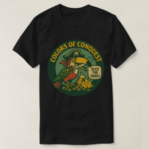 Farben der Eroberung Pirat Toucan T-Shirt