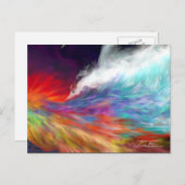 Farben der Fantasie - Rainbow World Postkarte (Vorne/Hinten)