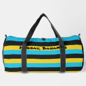 Farben der Flagge von Nassau Duffle Bag (Rückseite)