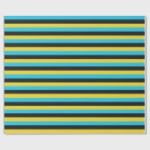Farben der Flagge von Nassau Geschenkpapier (Flach)