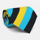 Farben der Flagge von Nassau Krawatte (Gerollt)