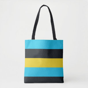 Farben der Flagge von Nassau Tasche