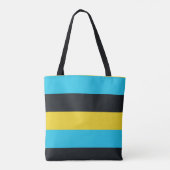 Farben der Flagge von Nassau Tasche (Rückseite)