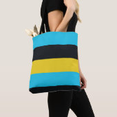 Farben der Flagge von Nassau Tasche (Von Nahem)