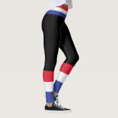 Farben der französischen Flagge. Leggings (Rechts)