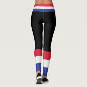Farben der französischen Flagge. Leggings (Rückseite)