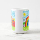 Farben der Freude Kaffeetasse (Mittel)