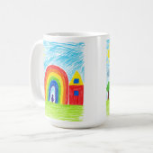 Farben der Freude Kaffeetasse (Vorderseite Links)