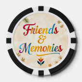 "Farben der Freundschaft" Pokerchips (Vorderseite)