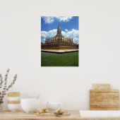 Farben der goldenen Stupa Poster (Küche)