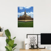 Farben der goldenen Stupa Poster (Heimbüro)