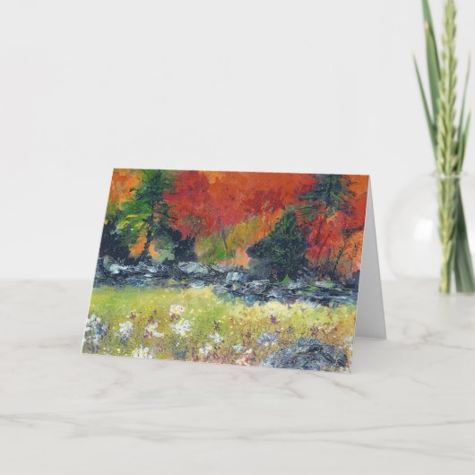 Farben der Herbst-Gruß-Karte durch Maureen A. Karte (Vorderseite)