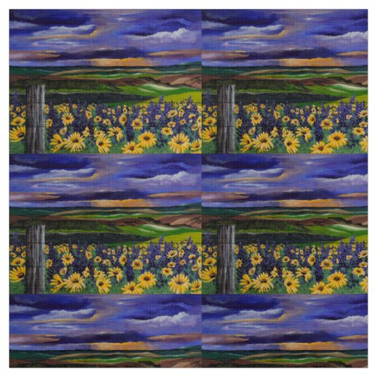 Farben der Hochebene Stoff (Muster)
