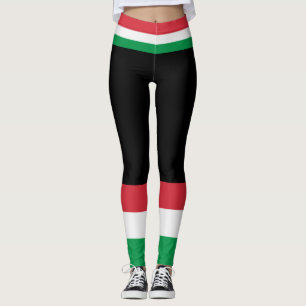 Farben der italienischen Flagge. Leggings