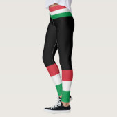 Farben der italienischen Flagge. Leggings (Links)