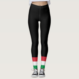 Farben der italienischen Flagge. Leggings