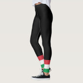 Farben der italienischen Flagge. Leggings (Links)