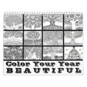 Färben der Kalenderfarbe für die Jahresstruktur Kalender (Titelbild)