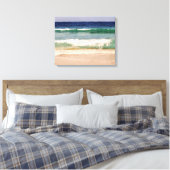 Farben der karibischen Wrapped Canvas Leinwanddruck (Insitu (Schlafzimmer))