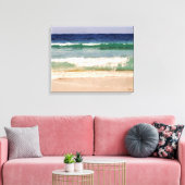 Farben der karibischen Wrapped Canvas Leinwanddruck (Insitu (Wohnzimmer))