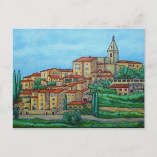 Farben der Krillon-le-Brave, provenzalische Postka Postkarte