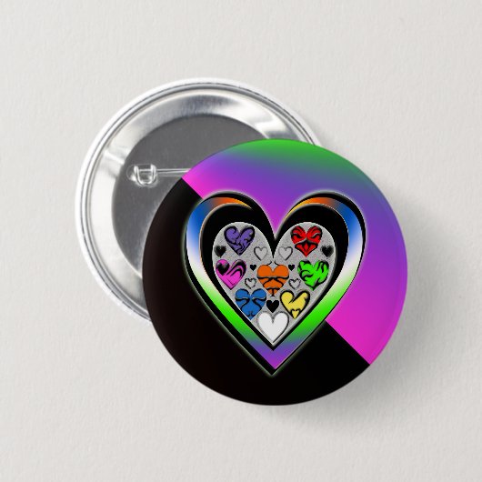 Farben der Liebe Button (Vorne & Hinten)