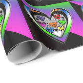 Farben der Liebe Geschenkpapier (Rolleneckpunkt)