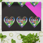 Farben der Liebe Küchentuch (Gefaltet)