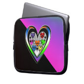 Farben der Liebe Laptopschutzhülle (Vorderseite Links)