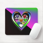 Farben der Liebe Mousepad (Mit Mouse)