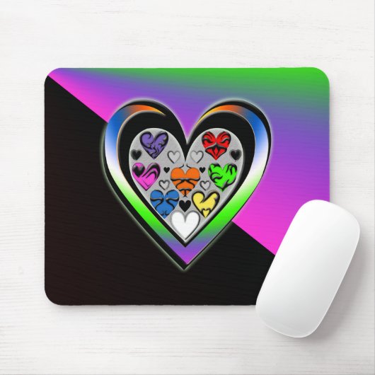 Farben der Liebe Mousepad (Mit Mouse)