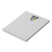 Farben der Liebe Notizblock (Rotiert)